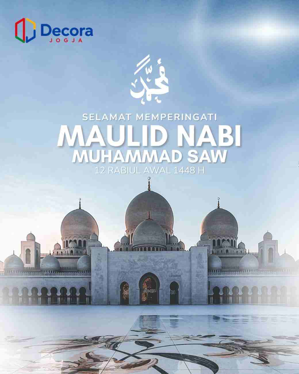 Selamat Memperingati Maulid Nabi Muhammad SAW 12 Rabiul Awal 1448 H